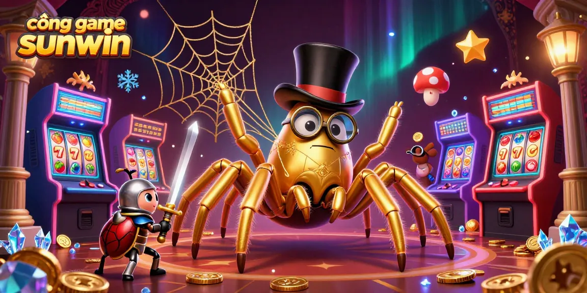 Experience the thrill of cổng game sunwin with vibrant characters and casino gaming elements.
