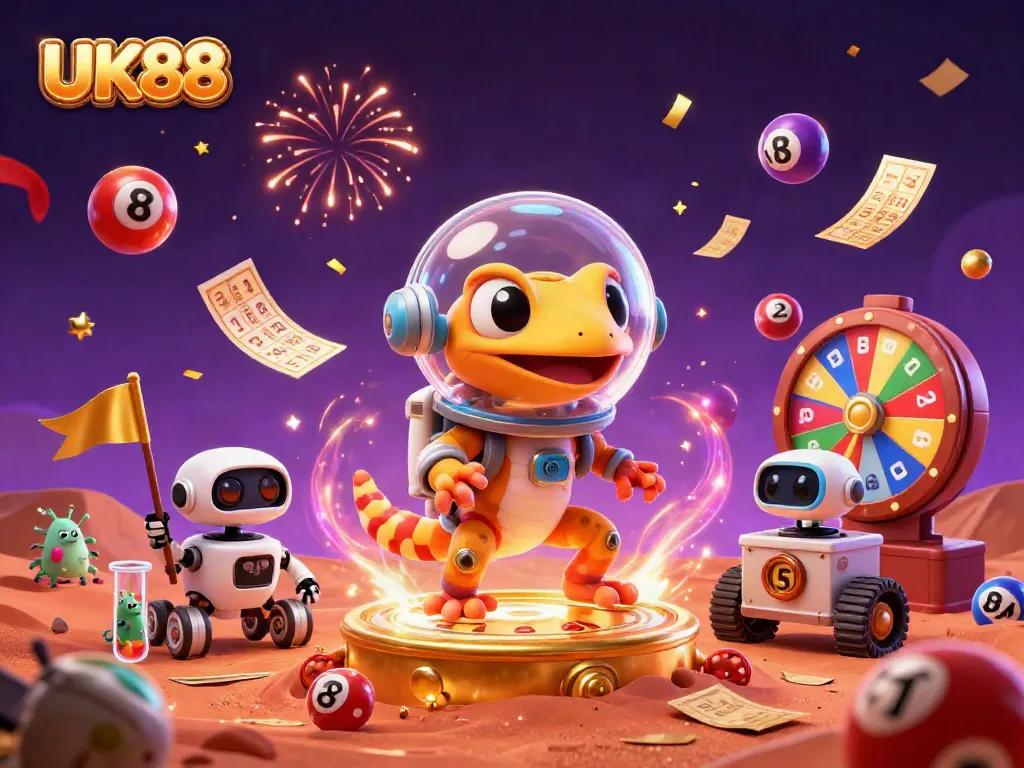 Experience thrilling wins with UK88 at a vibrant cosmic casino celebration!